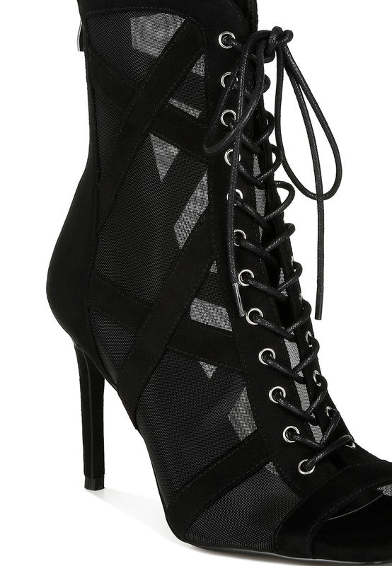 Princess Vibes- Mesh Ankle Bootie