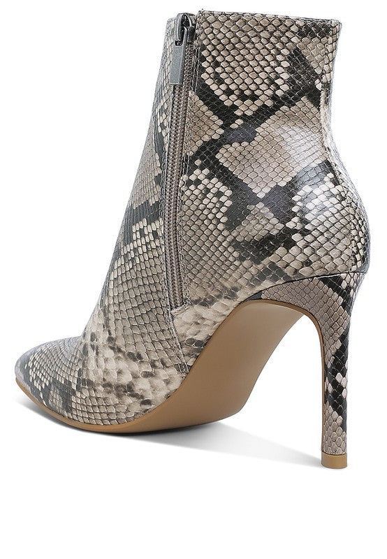 Tatria- Animal Print Ankle Bootie