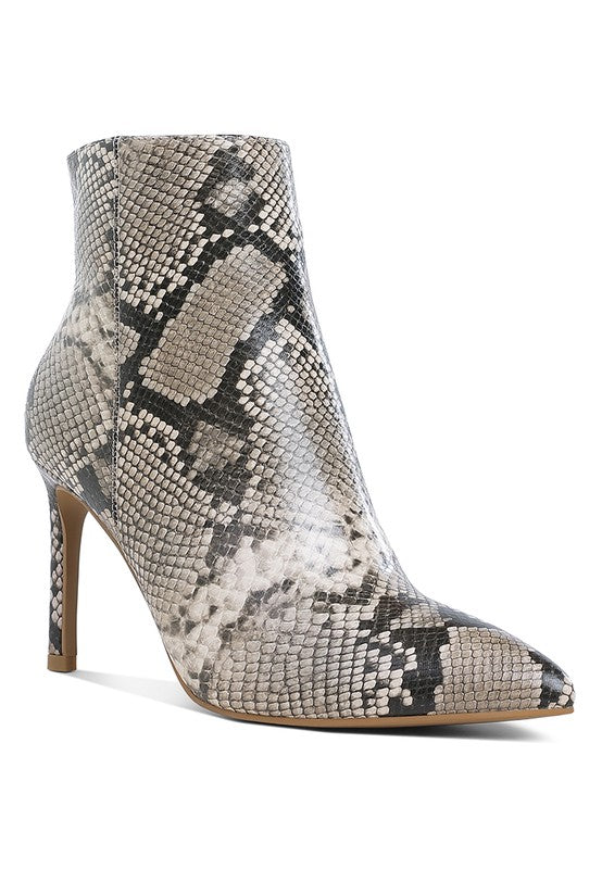 Tatria- Animal Print Ankle Bootie