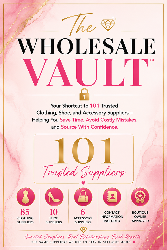 The Wholesale Vauult| 101 Fashion Supplier Directory
