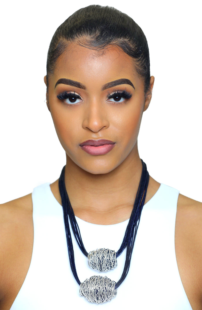 Silver ball necklace - Luxe Clothing Boutique & Accessories