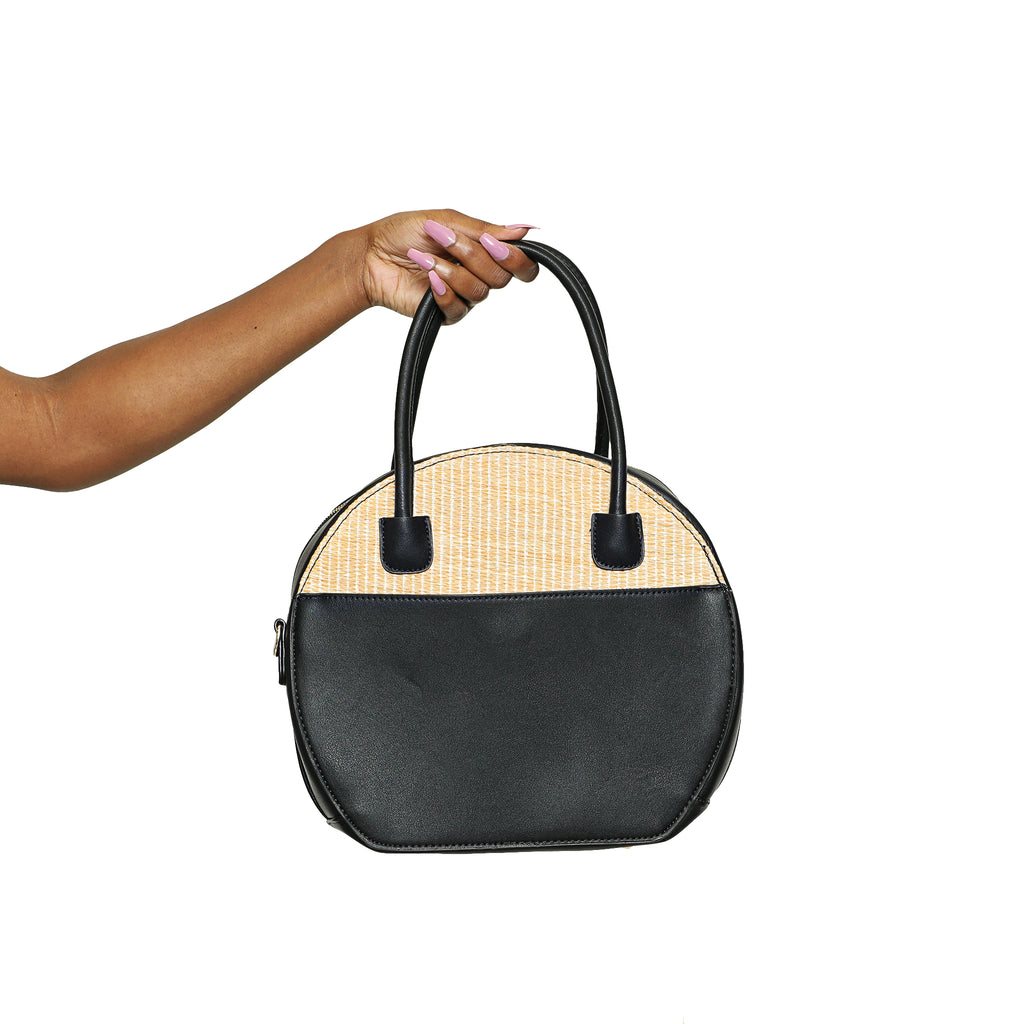 Daily Essentials - Black Top Handle Handbag - Luxe Clothing Boutique & Accessories