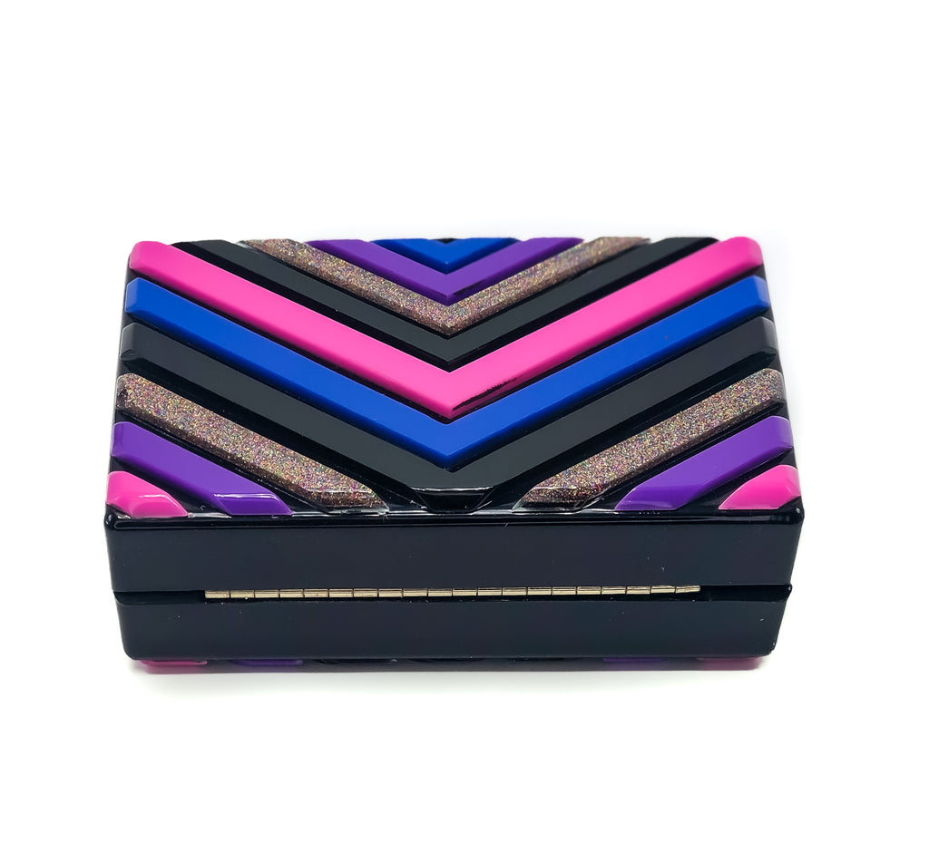 Multicolor clutch - Luxe Shoe Boutique & Accessories