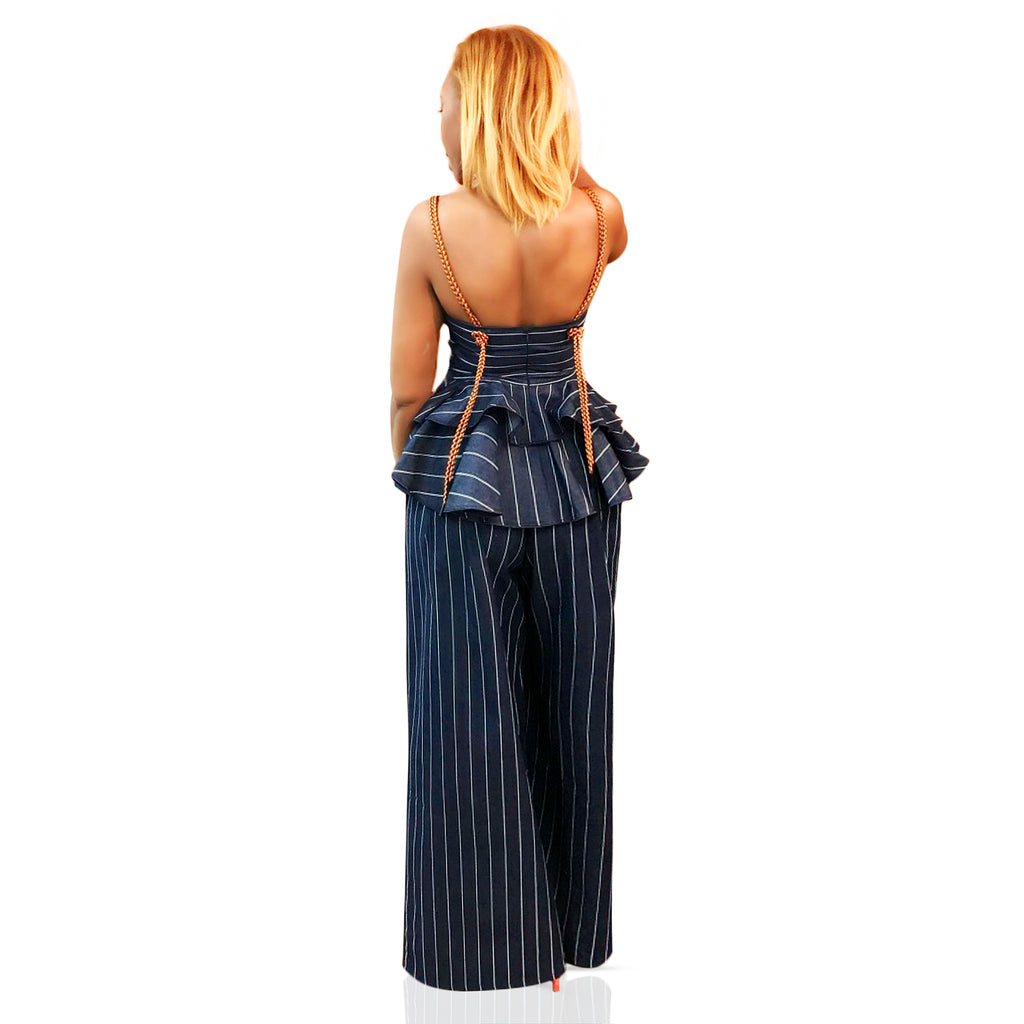 Denim Braid Top - Luxe Clothing Boutique & Accessories