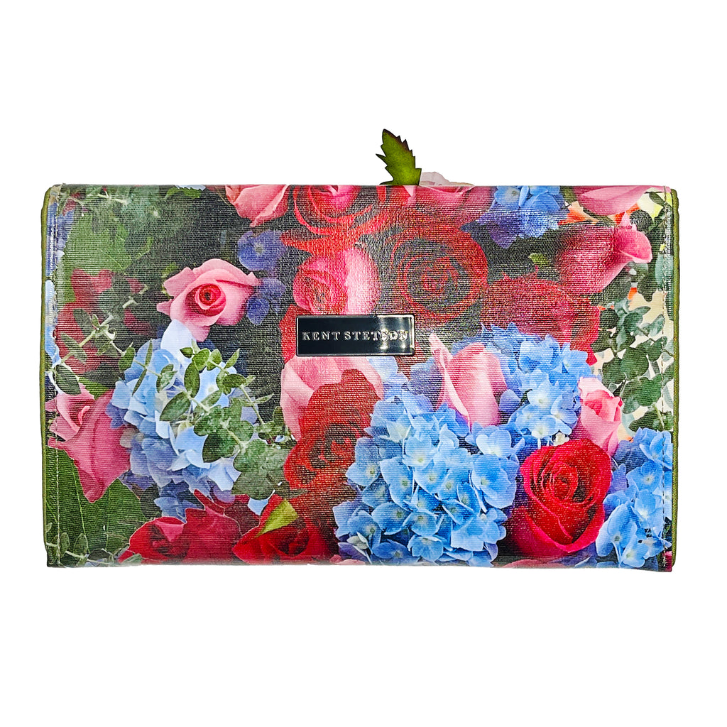 Stop And Smell The Roses- Flower Detail Clutch - Luxe Clothing Boutique & Accessories