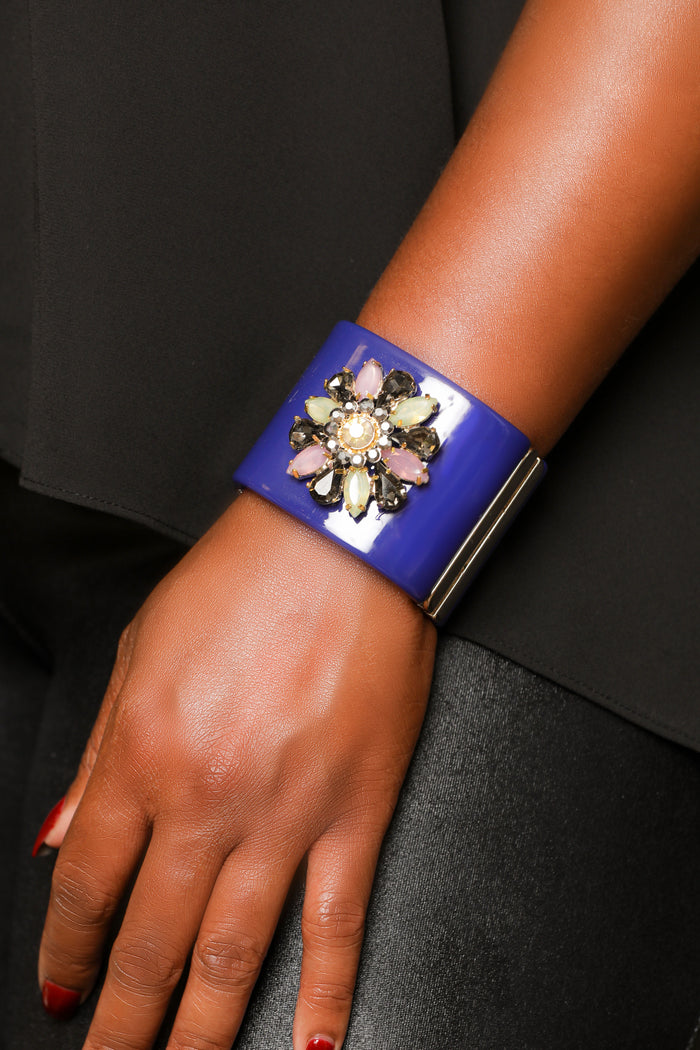 Charmed to Style- Royal Blue Fashion Bracelet - Luxe Clothing Boutique & Accessories