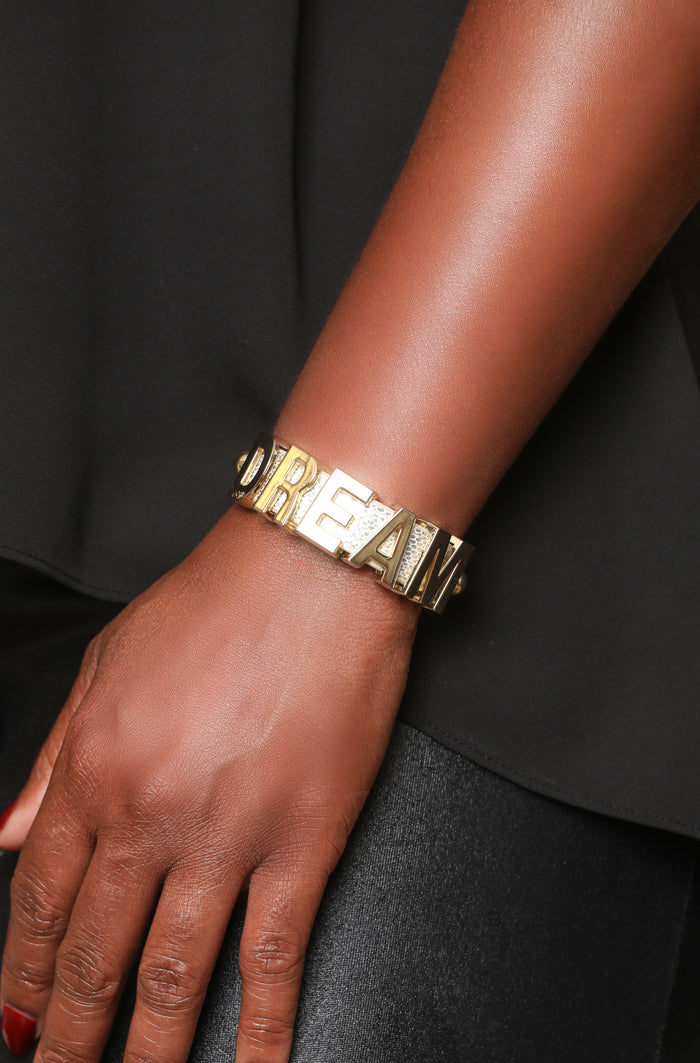 Dream Big- Fashion Word Bracelet - Luxe Clothing Boutique & Accessories